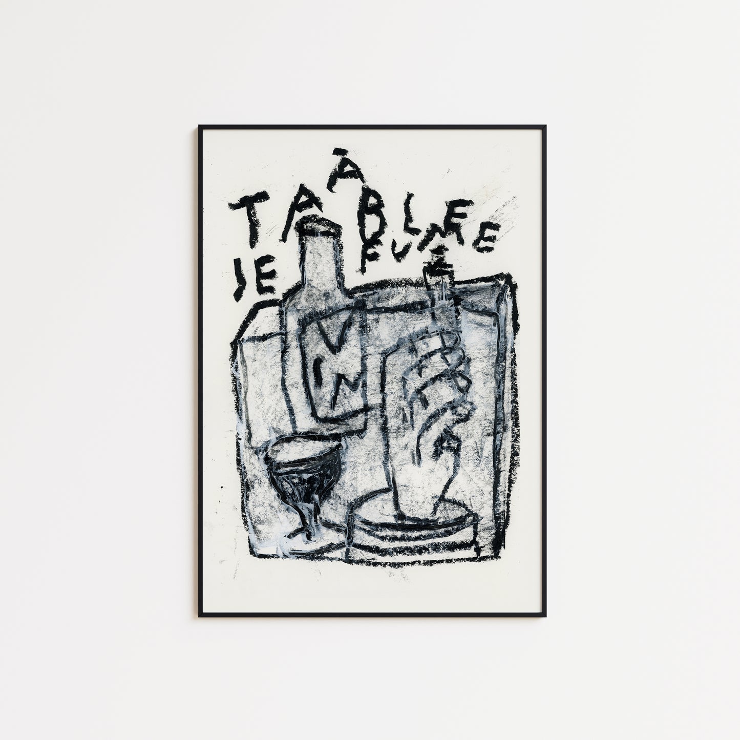 A table, je fume