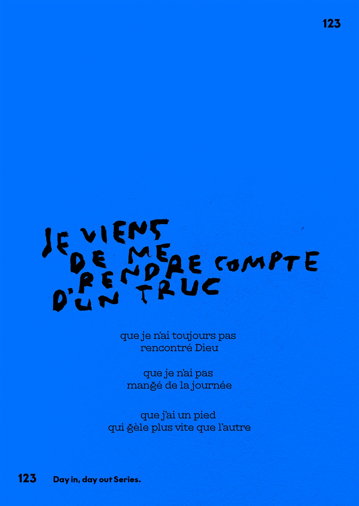 Day in, Day out N°123