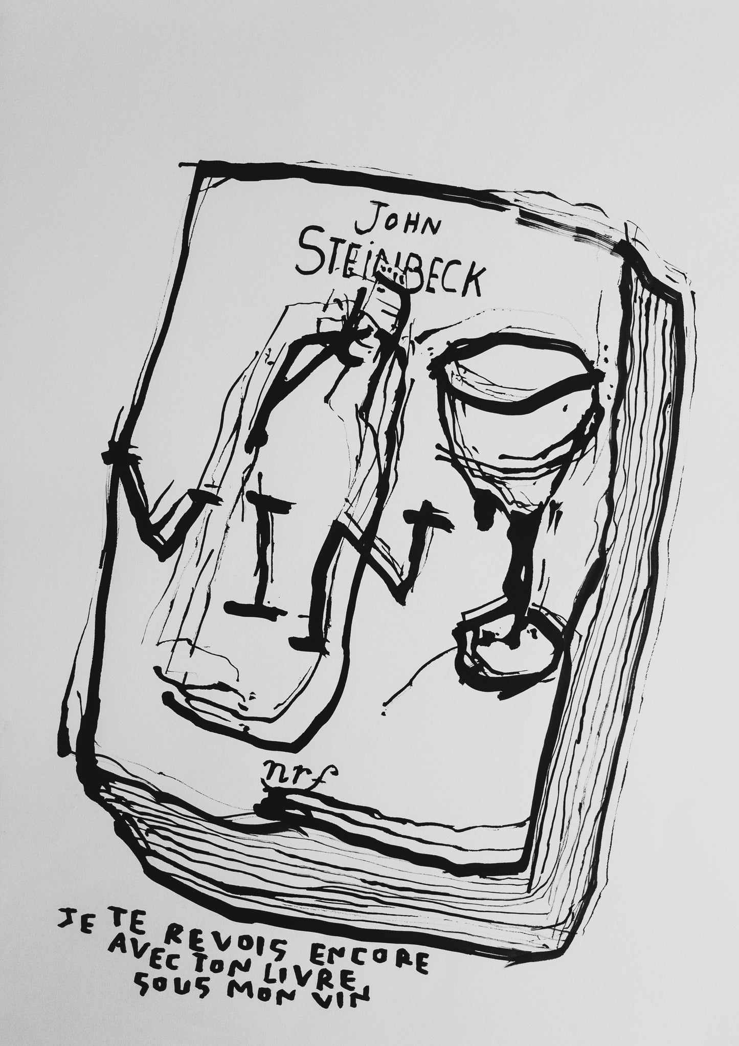 Je te revois encore avec ton livre sous mon vin.